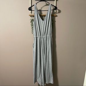 Time & Tru Gray Jumpsuit